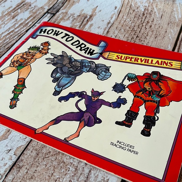 How To Draw Supervillains, Includes Tracing Paper - Picture 2 of 12